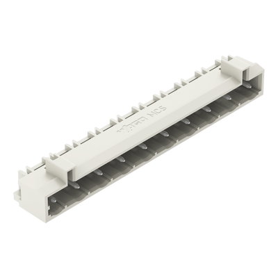 THT male header 1.0 x 1.0 mm solder pin angled light gray