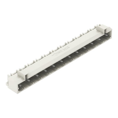 THT male header 1.0 x 1.0 mm solder pin angled light gray