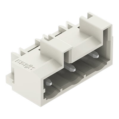 THT male header 1.2 x 1.2 mm solder pin angled light gray