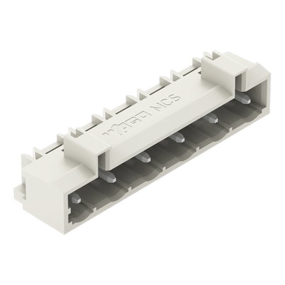 THT male header 1.2 x 1.2 mm solder pin angled light gray