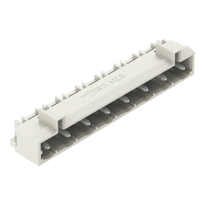 THT male header 1.2 x 1.2 mm solder pin angled light gray