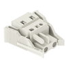 1-conductor female connector CAGE CLAMP® 2.5 mm² light gray