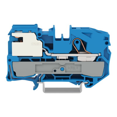 1-conductor N-disconnect terminal block 16 mm² Push-in CAGE CLAMP® blue