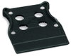 Strain relief plate for female connectors 11 mm wide black