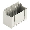 THR male header 1.0 mm Ø solder pin straight light gray