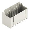 THR male header 1.0 mm Ø solder pin straight light gray