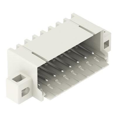 THR male header 1.0 mm Ø solder pin angled light gray