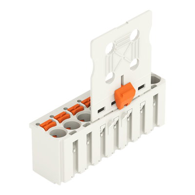 1-conductor female connector light gray