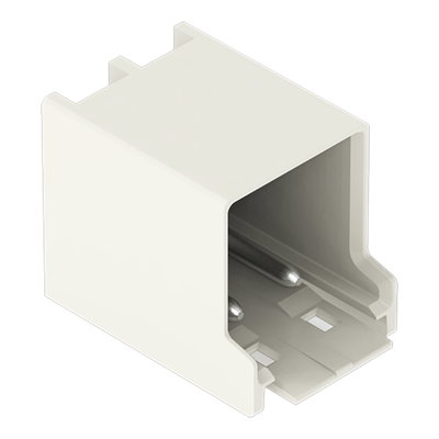 THT male header 1.4 mm Ø solder pin angled light gray