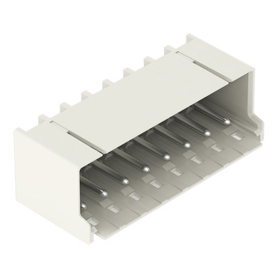 THR male header 1.4 mm Ø solder pin angled light gray