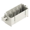 THR male header 1.4 mm Ø solder pin straight light gray