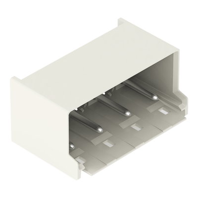 THR male header 1.4 mm Ø solder pin angled light gray