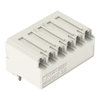 THT female header angled Pin spacing 3.5 mm light gray