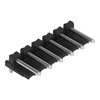 THT pin strip 1.0 mm Ø solder pin angled black