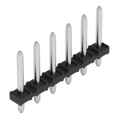 THT pin strip 1.0 mm Ø solder pin straight black