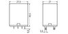 Basic relay Nominal input voltage: 220 VAC 2 changeover contacts