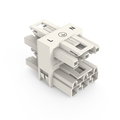 3-way distribution connector 3-pole Cod. A white