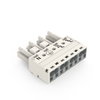 Socket 4-pole Cod. A white