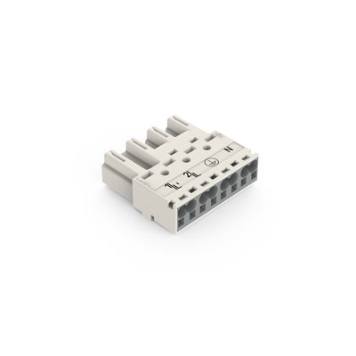 Plug 4-pole Cod. A white