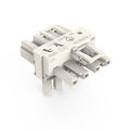 T-distribution connector 4-pole Cod. A white