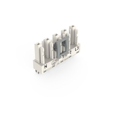 Socket for PCBs straight 5-pole white
