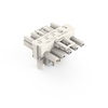 T-distribution connector 5-pole Cod. A white
