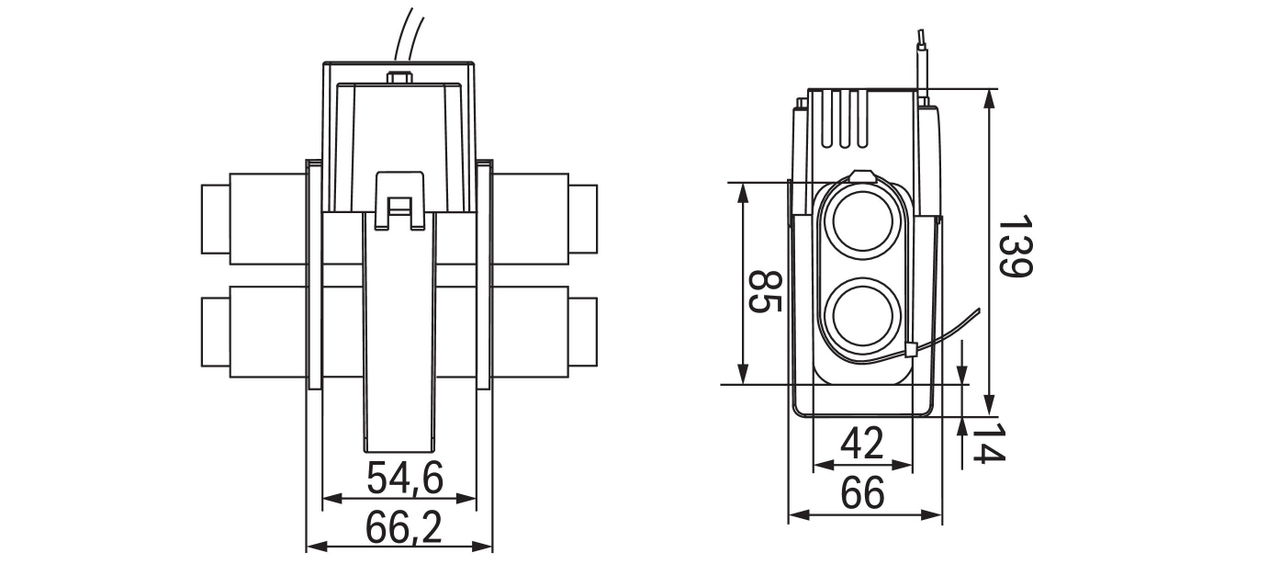 Split-core current transformer Primary rated current 300 A Secondary rated current: 5 A – Image 2 of 2