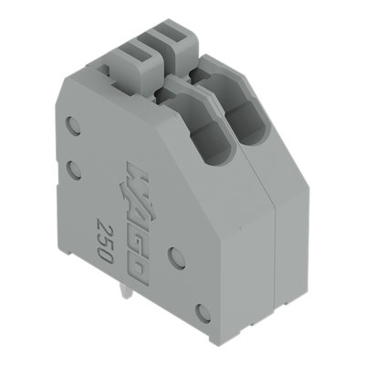 PCB terminal block push-button 0.5 mm² blue
