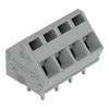 PCB terminal block 2.5 mm² Pin spacing 5/5.08 mm gray