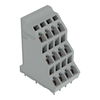 Triple-deck PCB terminal block 2.5 mm² Pin spacing 5 mm gray