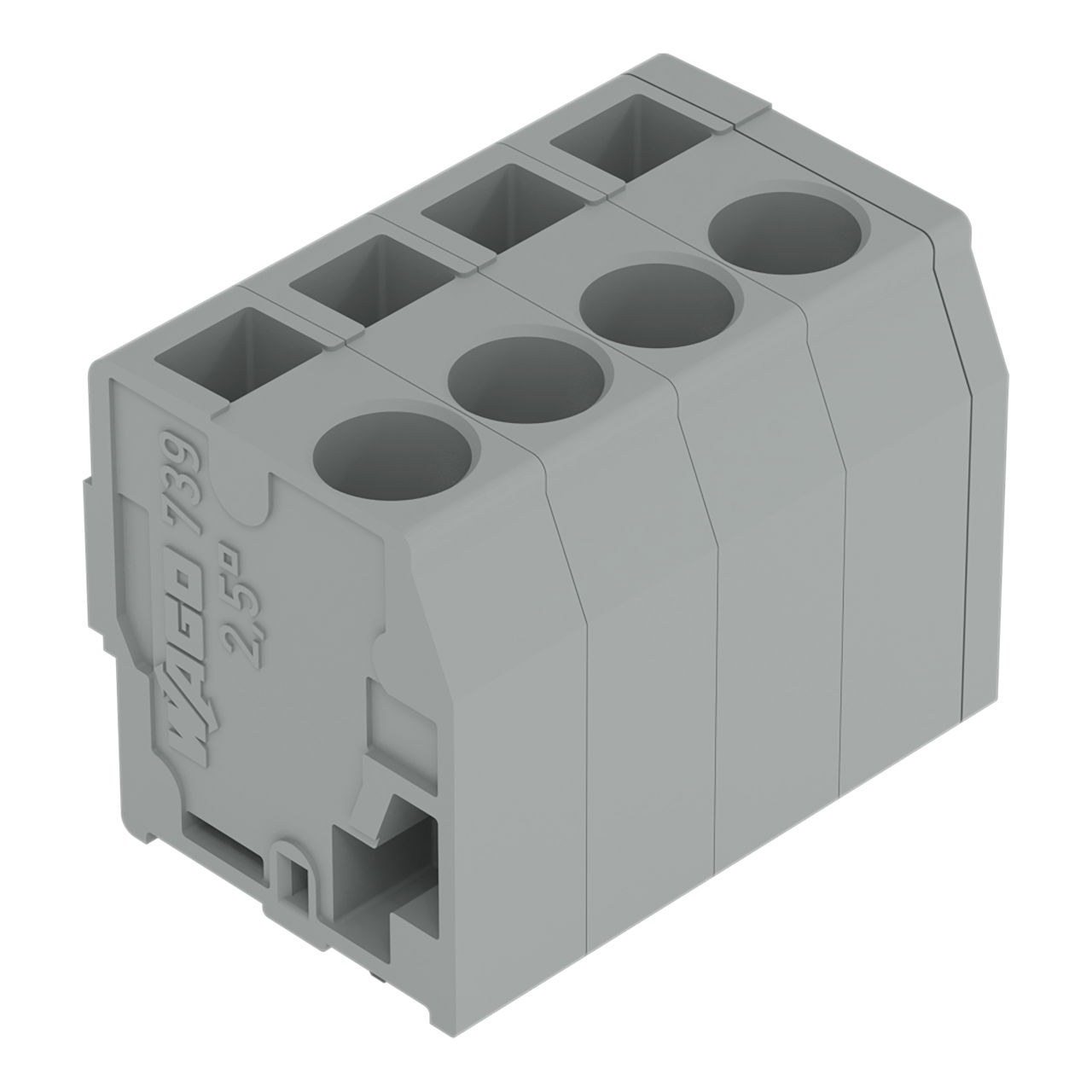 PCB terminal block 2.5 mm² Pin spacing 5 mm gray
