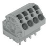 PCB terminal block 4 mm² Pin spacing 5 mm gray