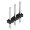 THT pin strip 1.0 mm Ø solder pin straight black