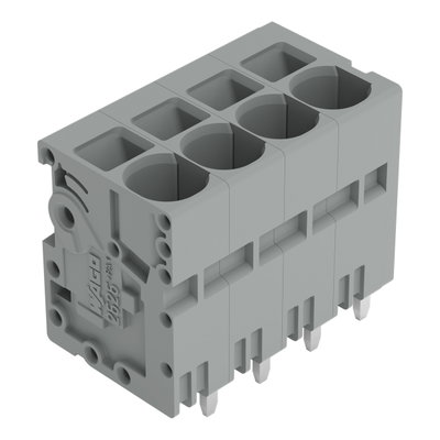 PCB terminal block 6 mm² Pin spacing 7.5 mm green