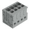 PCB terminal block 4 mm² Pin spacing 5 mm gray