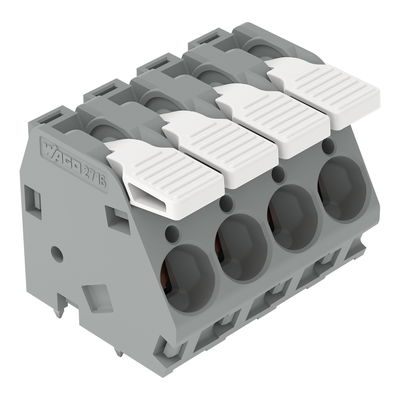 PCB terminal block lever 16 mm² gray