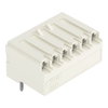 THT female header angled Pin spacing 3.5 mm light gray