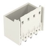 THT male header 1.4 mm Ø solder pin straight light gray