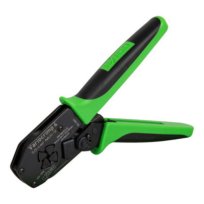 Variocrimp 4 crimping tool for insulated and uninsulated ferrules Crimping range: 0.25 to 4.0 mm² green/black