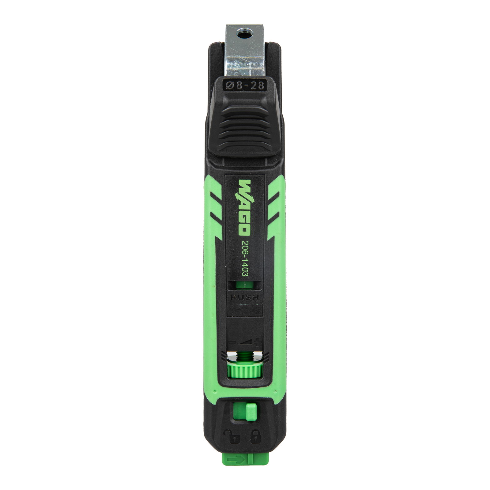 Cable knife for Ø 8 mm … 28 mm / 0.31" … 1.10" with intelligent bracket change system