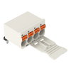 1-conductor THT female connector angled push-button Push-in CAGE CLAMP® light gray