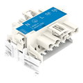 Linect® T-connector 5-pole Cod. I blue