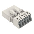 Plug 5-pole Cod. A white
