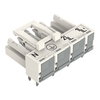 Socket for PCBs angled 4-pole white