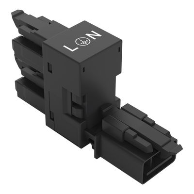 H-distribution connector 3-pole Cod. A black