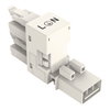 H-distribution connector 3-pole Cod. A white