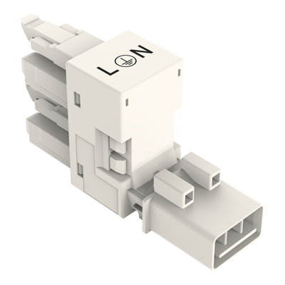 H-distribution connector 3-pole Cod. A white
