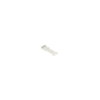 Strain relief plate for female and male connectors 6 mm wide light gray