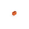THT male header 1.0 x 1.0 mm solder pin straight orange