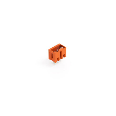 THT male header 1.0 x 1.0 mm solder pin straight orange